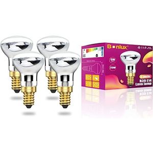 Bonlux - R39 - Gloeilamp - 25 W - E14 SES - Warm Licht - 4 Stuks