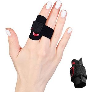 VHOPMORE Neopreen vingerspalk wraps verstelbare vingerbrace trigger vinger buddy spalken hamer vingerbeschermers voor artritis sport vingersteun mouwen beschermer voor basketbal volleybal tennis