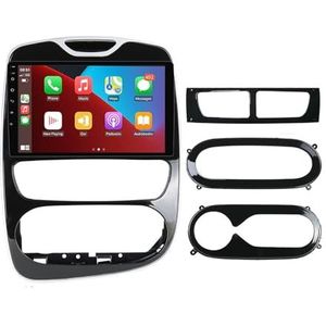 Android 12 2 din autoradio stereo voor Renault Clio 4 2012-2016 9 inch touchscreen autoradio auto-accessoires multimedia videospeler ondersteuning wifi FM Bluetooth stuurbediening (Color : 4Core 1+16