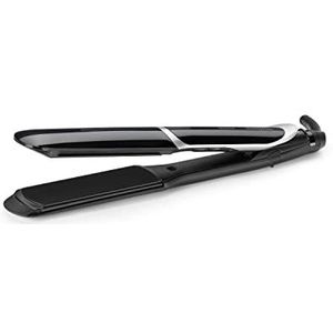 BaByliss Smooth Pro Stijltang, keramische platen voor gladde styling, 35 mm brede platen voor lang en dik haar, snel opwarmen, 5 warmtestanden tot max