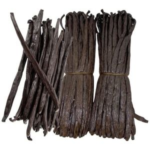 Biologische vanilleteen Bourbon de Madagaskar – kwaliteit gourmet – maat 16 tot 17 cm (250g ) Direct producent