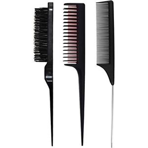 3 Stuks Vrouwen Haar Styling Kammen Lange Haar Kam Borstel Anti-Statische Voor Ideaal Voor Vrouwen Mannen Terug Kammen Haar Desig