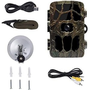 Wilde dierencamera 4K 20MP Outdoor Trail Camera PK 801A Infrarood Full HD 0.2S Trigger Hunter Camera for dierfotografica Profesional Verkenning, beveiliging van het huis(H982 camera boxed)
