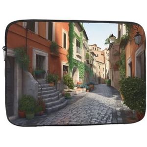 Straat van Italië Laptop Sleeve Shockproof Laptop Case Carrying Sleeve Laptop Sleeves voor Mannen Vrouwen