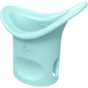 Oogwasbeker, siliconen materiaal oogspoelbeker, nauwkeurige bescherming oogverzorgingsaccessoires, draagbaar oogverzorgingsgereedschap, efficiënte oogverzorging oogspoelbeker voor ouderen vrouwen