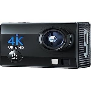 Sportcamera outdoor waterdichte camera motorrijden recorder vlog korte video-opnamen Leg Momenten Vast Helderheid Precisie(Black-32G)