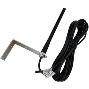 TK STAR Universele 868 MHz 868,3 MHz staafaanne, wand-/buitenantenne, 5 m kabel, geschikt voor Hörmann Berner garagedeur, garage, aandrijving, ontvanger