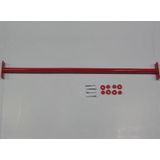 Duikelstang Rood 125 cm + Bevestigingsmateriaal