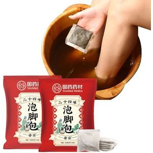 30 Zakjes Kruidenvoetbad, Kruidenvoetbad Zakjes, 24 Soorten Kruiden, Verjaagt Kou Verlicht Vermoeidheid, Verbetering van de Slaap(2bag)