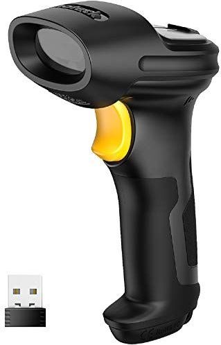 Inateck - BCST-60 - Draadloze Barcode Scanner - Zwart - 2,4GHz - 35m Bereik