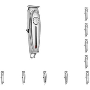 10 Set Tondeuse Kapper Levert Elektrische Snijmachine Alle Metalen Oplaadbare Professionele Shockproof Hardheid Shell Kappers Trimmers