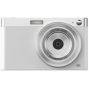 Micro SLR Camera 4K Video Draagbare Digitale Camera Retro VLOG Scherm Autofocus Selfie Camera(Color:White)