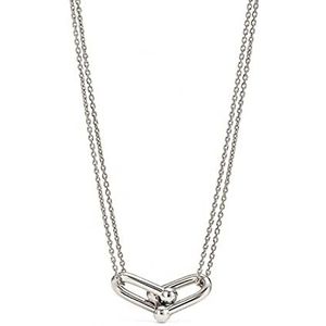 Hanger ketting, 925 sterling zilver hoefijzerslot ketting voor dames mode-feest sieraden/zilverkleur