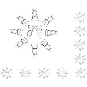 10 Set van Vrouwen Been Jarretelgordel Punk Goth Dij Bretels Kousen Riem 20mm Wit