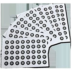 Scanning Marking Dots 1000 punten handheld 3D -scanner fluorescerende tekens herbruikbare markeringen binnenring 6 mm buitenring 10 mm Binnenmarkeringspunt Meetpunt Markering