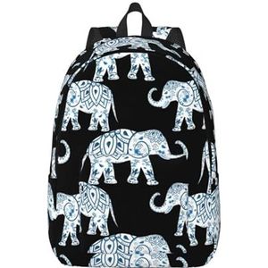 WYCZHY Olifant Kids Kind Rugzak Voor Jongens Meisjes, Peuter School Mini Rugzak Voor School & Reizen, Zwart, M