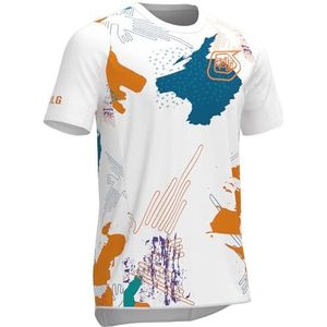 Fietskleding, fietsshirt, korte mouwen zomer fietstops, ademend, sneldrogend mountainbike MTB/BMX jersey, geweldig voor hardlopen/fietsen/wandelen, Stijl-01, L