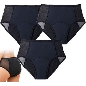 Incontinentie Ondergoed voor Dames, lekvrije Katoenen slips Urine-incontinentie slips Wasbare Ademende incontinentie Onderbroek Gemaakt van Katoen