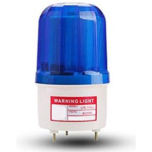 1 x LED zwaailicht, stroboscoop, waarschuwingskoplamp, waarschuwingslicht, waarschuwingslicht, knipperlicht, licht, licht, als werkplaats, waarschuwingslicht. 220V Blauw