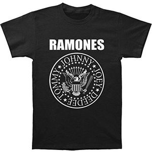 Ramones heren presidentiële zegel T-Shirt zwart (Large), Zwart