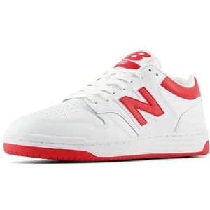 New Balance 480 V1 herensneakers, Wit Rood, 38.5 EU