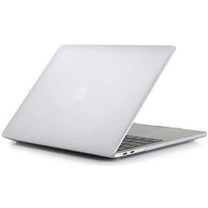 RYGOU MacBook Air 33.0 cm Case 2018 Release A1932, 4 in 1 Hard Cover met Keyboard Skin voor Nieuwe MacBook Air 13''met Touch ID 15'' Macbook Pro with touch bar(A1707) Mat wit