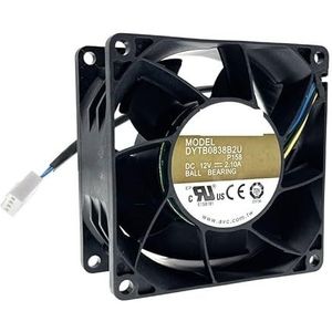 80 mm snelheid voor CFM voor AirFlow DC 12V dubbele kogellager PWM koelventilator computer pc, x 38 10000 RPM behuizing krachtige koeler
