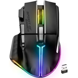 Gaming Muis - Zwart - Draadloos - Optische Sensor - 8000 DPI