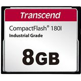 Transcend - CF180 - Geheugenkaart - Zwart - 8GB - SLC-modus - Wide Temp