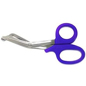 Utility Bandage Fire Rescue Tuff Cut Scissor Eerste hulpverpleegkundige Paramedische Trauma Shears EHBO Medical Scissors CE (Blue 5.5)