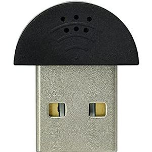 sodeber Draagbare USB 2.0 Microfoon USB Spraak Microfoon MIC Adapter Voor Computer PC (zwart)