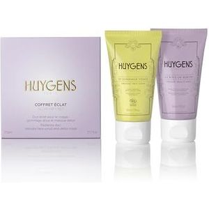 Le Eclat Set – gezichtsscrub 50 ml & detox-masker 50 ml – schoonheidsverzorging om de natuurlijke glans van de huid te herstellen – biologisch – natuurlijk – gemaakt in Frankrijk