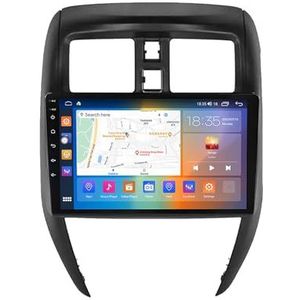 Android 13.0 2 Din Autoradio 10"" Touchscreen Auto Stereo voor Nissan Versa Sedan 2015-2019 met Draadloze Carplay Android Auto GPS navigatie AHD Omgekeerd beeld Stuurwielbediening(Size:P2(1G+32G))