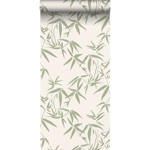 Sanders & Sanders - Vliesbehang - Bladeren - Groen - 50 x 900 cm