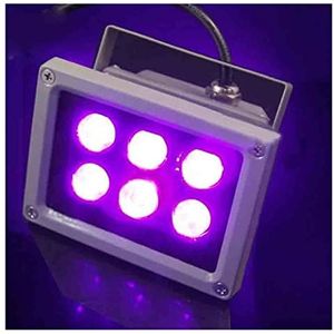 UV-uithardingslamp 30W LED UV Gel Curing Lamp Stralingshoek Ultraviolet Licht 395nm Cure Olie Drukmachine Glas Inkt Verf zeefdruk 3D Printer(365nm)