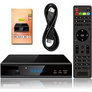 Satellietzoeker, digitale satellietsignaalzoeker, DVB-S2X DVB-S2 Internet Satellietontvanger Satelliet Tv-ontvanger H265 HEVC Multi Stream T2-MI DVB S2 Dish Sat Finder voor het aanpassen van satelliet