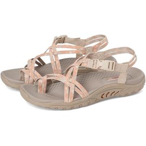 Skechers Reggae-Positive Space sportsandalen voor dames, taupe, 39 EU