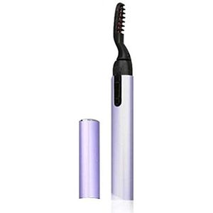 Elektrische hete wimper apparaat Mini draagbare elektrische verwarming wimperkruller paars grijs