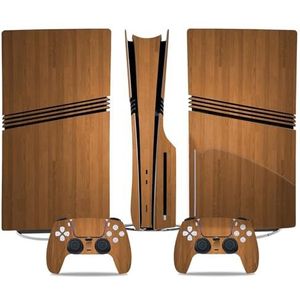 Anti Kras Voor PS5 Pro Skin Disc Edition & Voor PS5 Pro Skin Digital Edition Console Controller Vinyl Cover Skins Wraps Krasbestendig Compatibel 64106 Geen Schuimvorming(Disc Version)