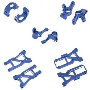 IWBR Upgrade Onderdelen Kit Draagarmen Knuckle Arm Fit for Traxxas 4-Tec 2.0 3.0 4Tec 2.0 VXL 1/10 RC On-road Auto 93054-4 (Size : 10pcs set Red)