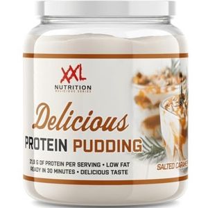 XXL Nutrition - Delicious Protein Pudding - Eiwitrijke Snack & Dessert - Proteïne: 22 Gram - Salted Caramel - 440 Gram