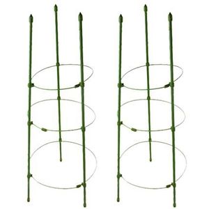 BESTonZON 2 Sets Pergola Hoepel Bloempotten Voor Kamerplanten Ondersteuning Van Klimplanten Klimbloemen Ringen Bloem Stem Ondersteuning Plantenpot Trellis Kooien En Steunen Kader Staal Bed