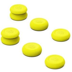3 Paar Thumbstick Grip Caps Cover Voor Ally Joystick Skidproof Siliconen Protector Cover Controller Sticks Joystick Bescherming Bijlagen Zachte Game Console Joystick Duim Grip (geel)