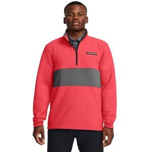 Under Armour Heren Storm Daytona halve rits, (814) Rode zonnewende / Castlerock / Wit, 3XL