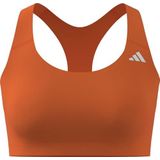 adidas Mujer Optime Essentials Workout Medium Support Bra, Pure Orange, XS