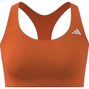 adidas Mujer Optime Essentials Workout Medium Support Bra, Pure Orange, XS