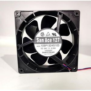 LMNCBVYA - Solution for Electronics 109P1324S103 24V 0.55A 3-Pin Chassis Axial Fan