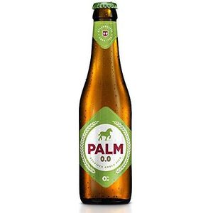 Palm 0.0% alcoholvrij bier, alcoholvrij met authentieke smaak, verfrissende bekroonde amber 0% alcohol - 24 x 20ml flesjes