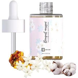 YarraPlanet Intieme musk voor vrouwen Arganolie en druivenpitolie Geparfumeerde lichaamsolie Tahara musk Oud parfum Musk Musk voor vrouwen Witte muskusparfum (Muskus)