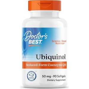 Doctor's Best - Ubiquinol - Antioxidant - 50 mg - 90 Stuks